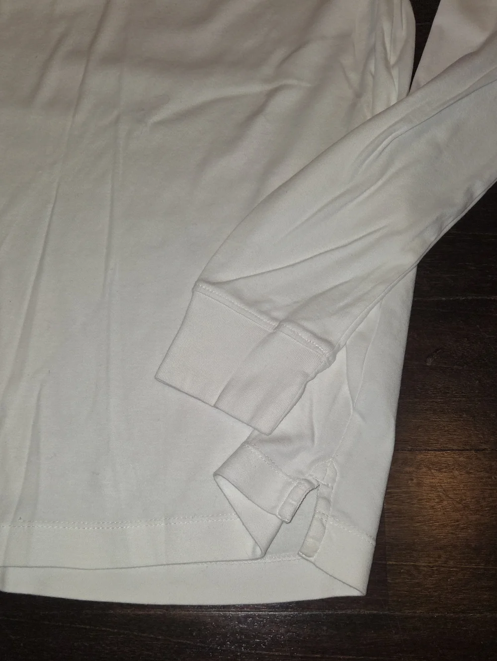 MEN'S WHITE BANANA REPUBLIC LONG SLEEVE T SHIRT $70 SZ S 